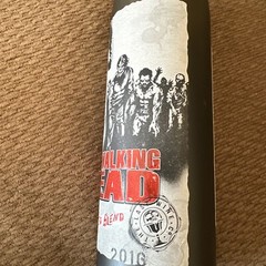 Empty Wine Bottle From 2016 “The Walking Dead” Blood Red Blend