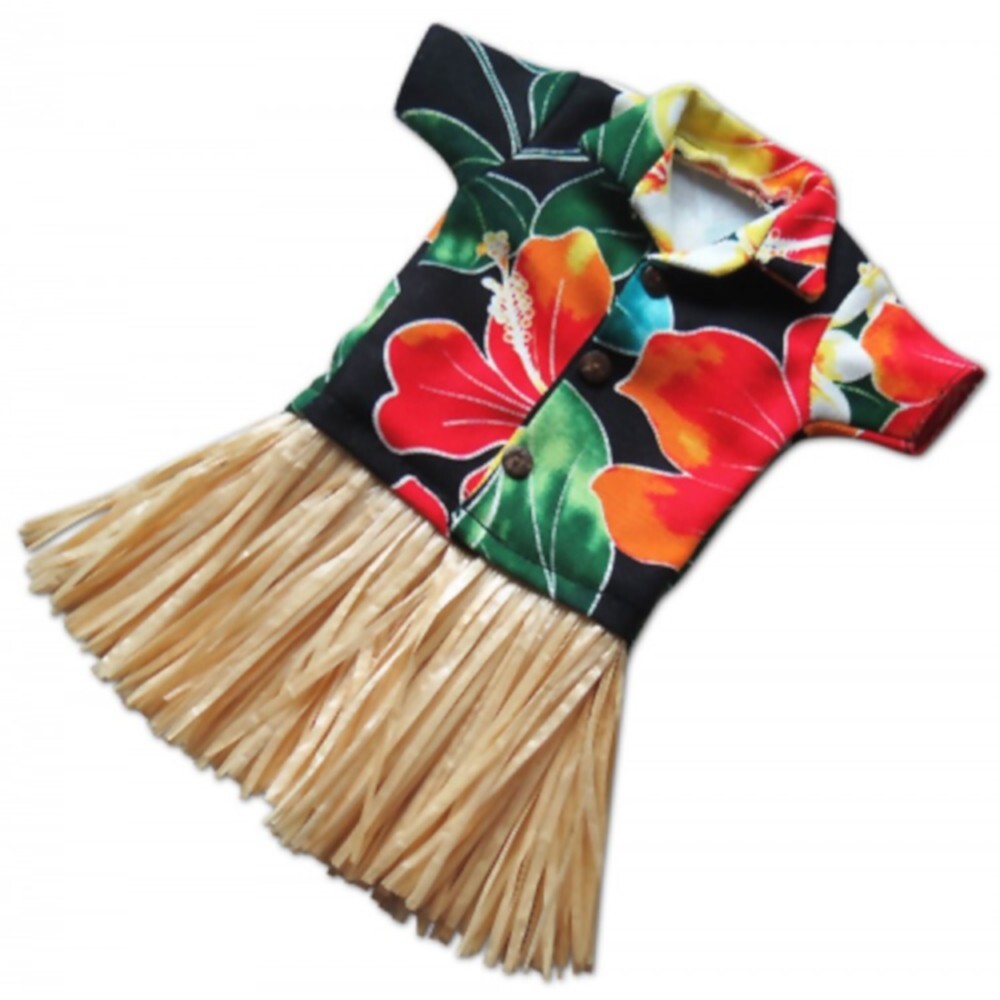 Aloha Shirt Wine Bottle Outfit Cover – Tiki Bar Luau Supplies – Cooler Koozie