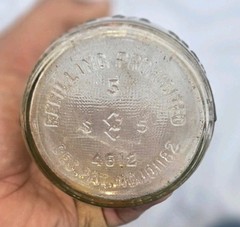 Vintage Garrett & Co Virginia Dare Wine Bottle New York Embossed  4/5 Quart
