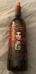 Empty Wine Bottle Pirate Woman Red Hair Back From The Dead Red 2019 California