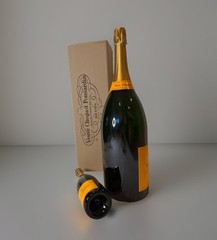 Veuve Clicquot 6L Champagne Factice Dummy Bottle Empty Display Yellow Label RARE