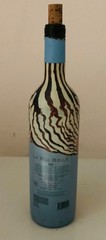 Vina Vik Winery La Piu Belle 2020 750ml EMPTY BOTTLE Painted