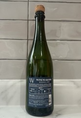 Empty Beautiful Green 750mL Winemakers Sparkling Brut Wine Bottle With Cork