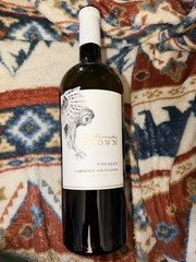Z. Alexander Brown Uncaged Cab EMPTY Red Wine Bottle. Zac Brown Band Country