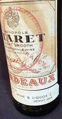 Quien Bordeaux France Monopole Claret Vintage 1949 Wine Bottle 354 ml Cork