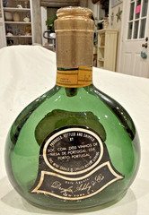Set of 2 Vintage Green Mateus Rose Portugal Sogrape Still Empty Wine Bottles