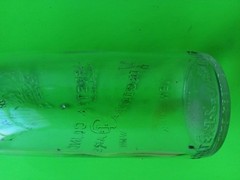 Vintage Garrett & Co Virginia Dare Wine Bottle 1 Quart Embossed Eagle New York