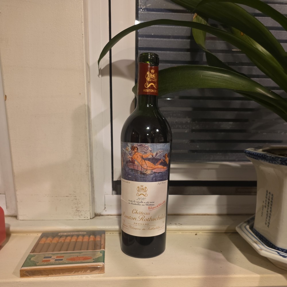 Chateau Mouton Rothschild 2010 Wine Bottle EMPTY