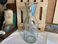 Vintage Paul Masson Since 1852 ~ 36 oz Glass Carafe Decanter Milk Bottle