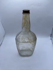 Vintage Bardenheier’s Embossed Clear Glass Bottle 4/5 Quart