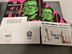 19 Crimes Universal Monsters FRANKENSTEIN Wine Empty Display Box