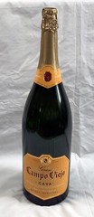 Sealed Empty Gran Campo Viejo Cava Brut Reserva Bottle Display Dummy 3 Liter