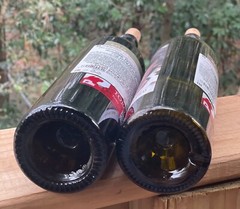 Empty Bottle 0.7 Liter Set of 2 Matsu El Picaro & El Recio Cork Spain