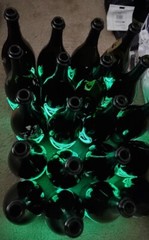 4EMPTY Dom Perignon Luminous Light-Up Champagne Bottle 2004 750ml.