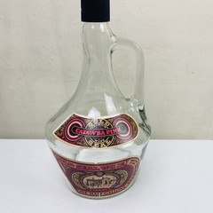 Vintage Gold Seal Wine New York State Burgundy One Half Gallon Tilt Decanter
