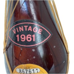 Lot of 2 Vintage Straw Wrapped Glass Wine Chianti Bottles ‘61 & ‘69 Bar Decor