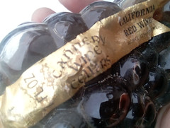 Vintage Grape Shaped Wine Bottle The Cannery Vineyards San Francisco California