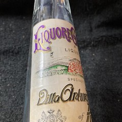 Vintage Italy Wine Bottle Liquore Galliano Livorno 18&Prime;tall Riunite di Liquori