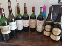 12 Empty Vintage Wine Bottles