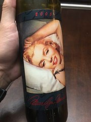 Marilyn Monroe Napa Valley Merlot Empty Wine Bottle 2007