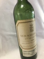 Chateau Pichon Longueville Comtesse De Lalande 1961 Empty Bottle 750 ml