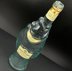Pescevino Italy Fish Shaped Wine Bottle 13&Prime; Italian Nautical Coastal Sea 1989