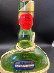 Bolla 1977 Pint Dry White Wine Empty Bottle Cork Fiasco Wrap Soave Verona Italy