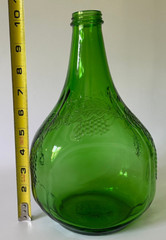 Vintage MARGO WINE COMPANY Philadelphia PA GREEN Half Gallon Bottle DURAGLASS