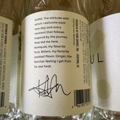 Licor-Empty-4 Bottles/Soju Aperitif @ Kristen Kish(EARTH SHINE SeOUL BLISS)