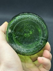 Gallo Ripple Wine Bottle 4/5 Quart Rare Green Glass 10&Prime; Vintage Design 1960&rsquo;s