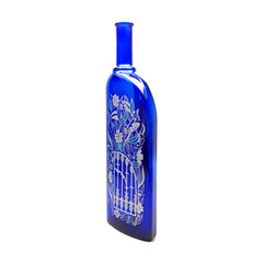 Ungsteiner Kobnert Germany Wine Bottle 2000 Cobalt Blue 750 ml – Empty – 13&Prime;