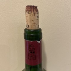 Chateau Latour Wine Bottle EMPTY 1995 France Grand Vin Collectible / with cork