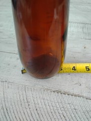 Vintage Amber Akadama Honey Wine Bottle