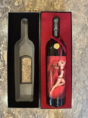 Marilyn Monroe The Velvet Collection Numbered Wine Bottle, 2002, Empty, Magnum