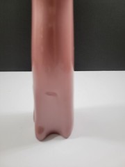Cat Shaped Glass Wine Bottle EMPTY Gold 13&Prime; Tall