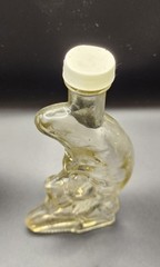 Vintage Moon & Star Glass Decanter Smiling Face Celestial Bottle Retro Barware