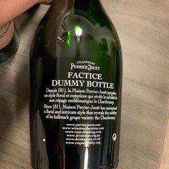 Perrier-Jouët BLASON ROSE’ 750ML Sealed Dummy FACTICES Display Bottle
