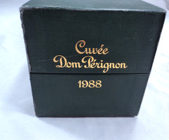 Vintage 1988 Cuvee Dom Perignon Champagne Empty Box & Original Booklet