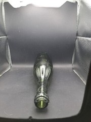 Vintage Dark Green Kick Up Bottom 10&Prime; Tall