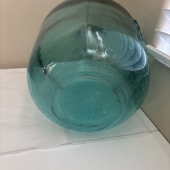 Vidrios San Miguel 17 » Blue Glass Demijohn Carboy Bottle Cabernet Wine Jug READ