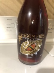 Dragon Fire Light Up Red Blinking or Steady Empty Wine Bottle- 11.75&Prime;H