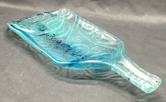 Melted Slumped Wine Bottle, Large, unusual item – ships free
