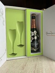 Perrier Jouet champagne bottle. (empty…) Millenium Edition. 2000!