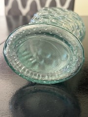 Vtg Italian Fish Shaped Wine Bottle 13.5” Glass Beach Nautical