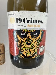 EMPTY 19 CRIMES THE MUMMY Universal Monsters WINE BOTTLE HALLOWEEN Talking Label