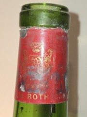 Chateau Mouton Rothschild 1975 Magnum Wine Bottle Andy Warhol art EMPTY