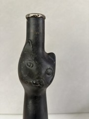 2008 Mosel Riesling Black Cat Wine Bottle Empty 13”