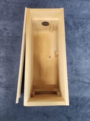 Henri Giraud Champagne Bottle Wood Gift Box Ay Grand Cru Fut De Chene u-11G