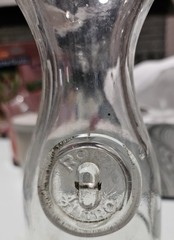 Anchor Hocking Paul Masson Norman Kosarin Wine Carafe Etched Vines Grapes 1989
