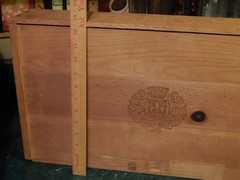 Paul Masson ~ Since 1852 ~ [22.5 » x 12.5 »] WOOD WINE CRATE Vtg Winery Box Ltd